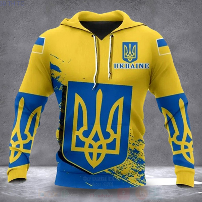 New Ukraine Football Zipper Hoodie Men And Women Ukraine Map 3d Print Football Sportswear Custom Unisex Sweatshirt popular