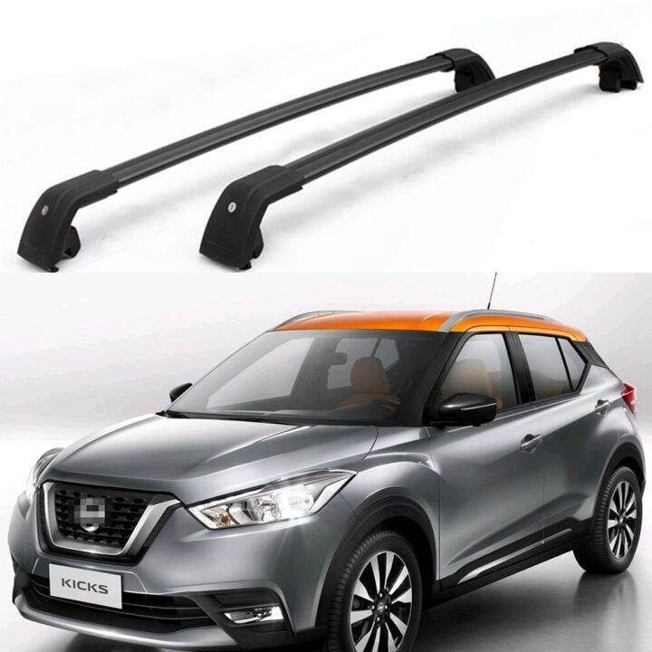 2Pcs Lockable Roof Rack Cross Bars Crossbar Baggage Luggage Rack