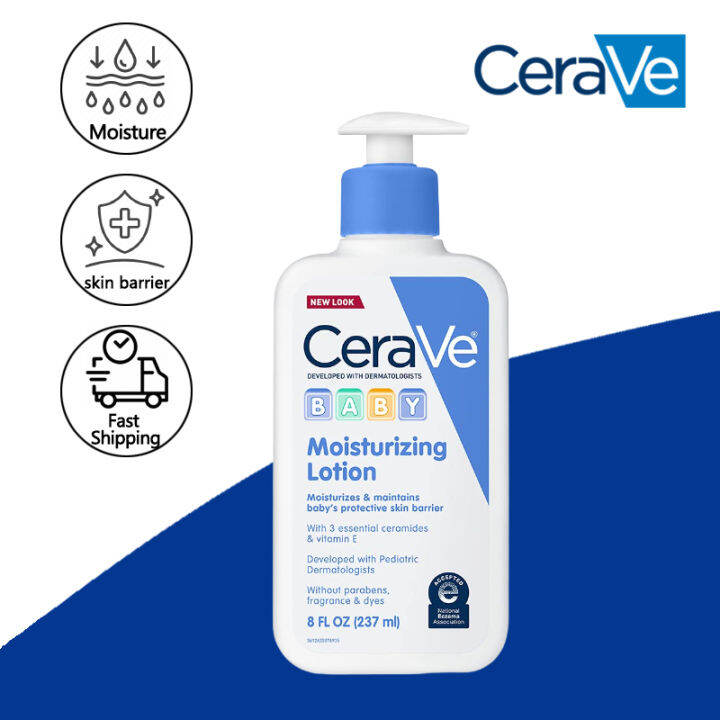 CeraVe Baby Moisturizing Lotion with 3 Essential Ceramides & Vitamin E ...