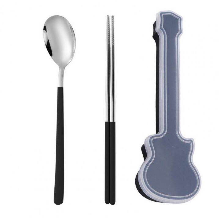 1-set-spoon-chopsticks-food-grade-mirror-polish-cutlery-set-rust-proof-2-styles-spoon-chopsticks-children-adult-travel-flatware-flatware-sets