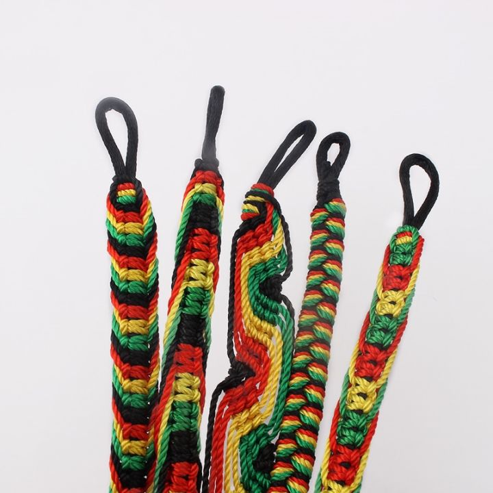 mixed-rasta-wristband-cotton-silk-jamaica-surfer-boho