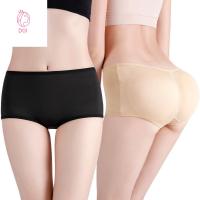 DOI4RE สำหรับผู้หญิง ยางยืด Body Shaping Artifact กลวง พร้อมแผ่นรอง ชุดกระชับสัดส่วน เป้าผ้าฝ้าย บรีฟ กางเกงทรงขาบาน ชุดชั้นในก้นปลอม กางเกงยกก้น