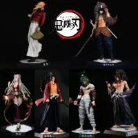 28ซม. ภาพอนิเมะฆ่าปีศาจ Douma ตุ๊กตาขยับแขนขาได้ Hashibira Inosuke Kokushibo Tsugikuni Yorichi Daki Yuutarou Figurine