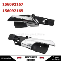 ● Left/Right Car Inner Door Handle Cover Trim Inside Side Door-Pull Handle Chrome Plated Plastic For Alfa Romeo Giulietta