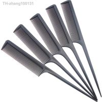 1PC/10PCS Portable Random Color Hair Comb Salon Brush Styling Hairdressing Tail Plastic Comb Set With Thin And Long Handle