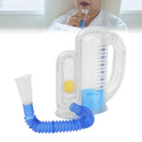 3000 มล. Spirometry หายใจออกกำลังกายปอดหายใจความจุสำคัญการฝึกอบรมเครื่องมือออกกำลังกาย