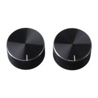 N58C 2Pcs 25x13mm D Axis Rotary Potentiometer Knob Encoder Volume Control For Speaker