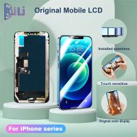 KULI หน้าจอจอสำรองซ่อมแซมสำหรับ Iphone 5S 6 6S 7 8 Plus X โทรศัพท์มือถือจอ LCD แบบสัมผัสผลึกเหลว HD ไร้รอยต่อ