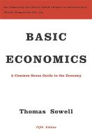 หนังสืออังกฤษใหม่ Basic Economics [Hardcover]