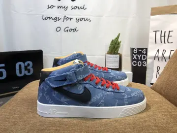 Nike Air Force 1 Supreme x Louis Vuitton Denim