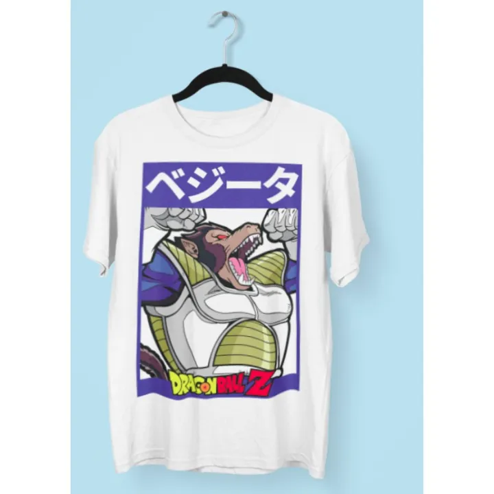 เสื้อยืด Uni รุ่น เบจิต้า Great Ape Vegeta T Shirt ดราก้อนบอลแซด Dragon Ball Z ใส่สบายแบรนด์