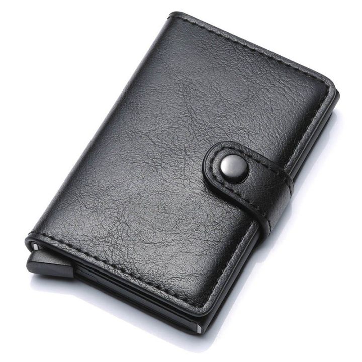 qijunfeng-rfid-shielded-anti-theft-aluminum-alloy-blocking-vintage-business-safe-card-case-wallet-automatic-elastic-card-package