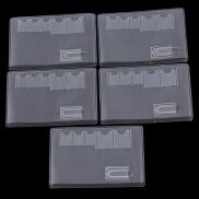 CW 5Pcs Sim Card Case Bag Easy Carry pvc Protector Portable For