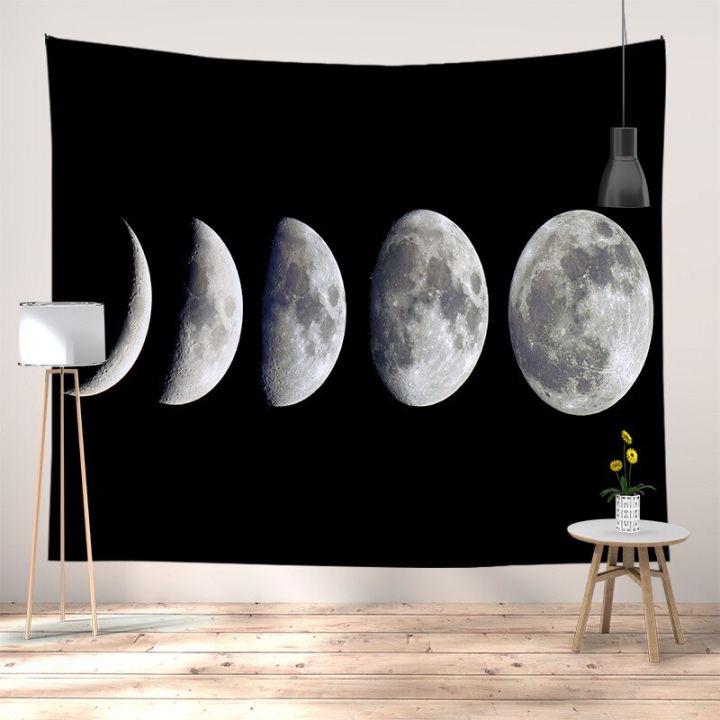 black-and-white-moon-mandala-tapestry-bohemian-decoration-wall-hanging-bedroom-psychedelic-scene-starlight-art-home-decoration