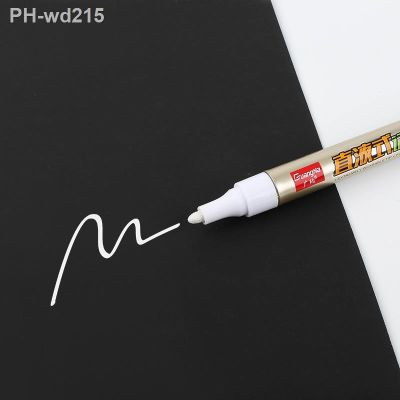 Single headed white color magic marker pen Mark Oily Optical Disc Glass Ceramic plastic marker logstics marker pen