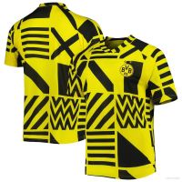 22/23 Borussia Dortmund Jersey Training Wear Football Tshirts PreMatch Sports Tee Plus size