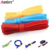 1pc/50pcs Phone Cable Winder Magic Strap Tie Organizer Wire Cord Management Earphone Line Protector Mouse Mark Label Band Belt Cable Management