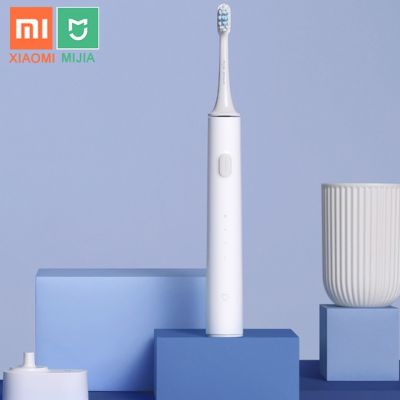 Xiaomi T500 โซนิคแปรงสีฟันไฟฟ้าอัลตราโซนิกไวท์เทนนิ่งฟันเขย่าสุขอนามัยไร้สายสุขอนามัยสมาร์ท Mi หน้าแรกแปรง