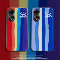 สำหรับ OPPO A78เคสซิลิโคนนิ่มลายเรียบง่ายสำหรับ OPPO A78 NFC 4G ฝาหลัง