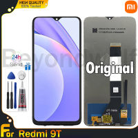 Beyondwolf จอ LCD แบบดั้งเดิมสำหรับ Xiaomi Redmi 9T อะไหล่ Xiaomi ชิ้นส่วนจอสัมผัสแอลซีดีของเครื่องแปลงดิจิทัล Xiaomi Redmi J19S 9T M2010J19SG M2010J19SY หน้าจอแสดงผล