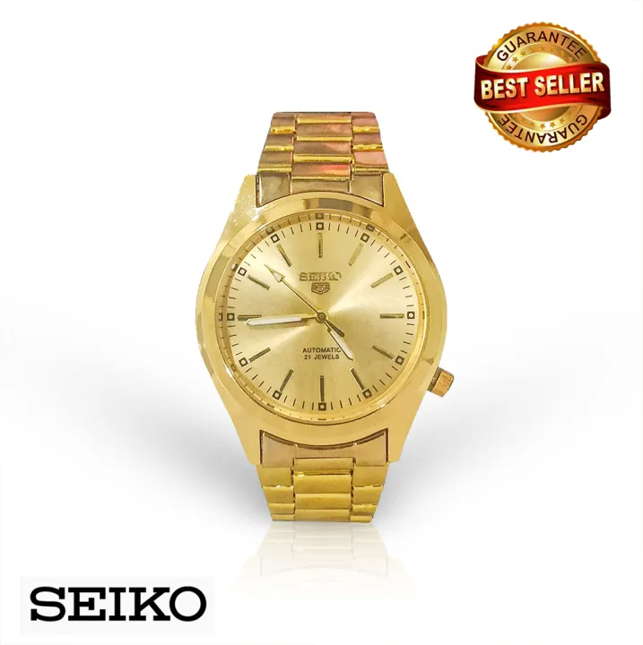 Original Seiko Made In Japan Series Men's Golden Watch 