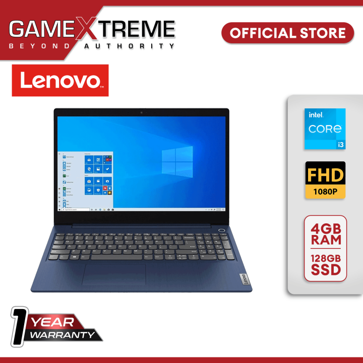 Lenovo Ideapad FHD PC Laptop, Intel Core I3-1115G4, 4GB