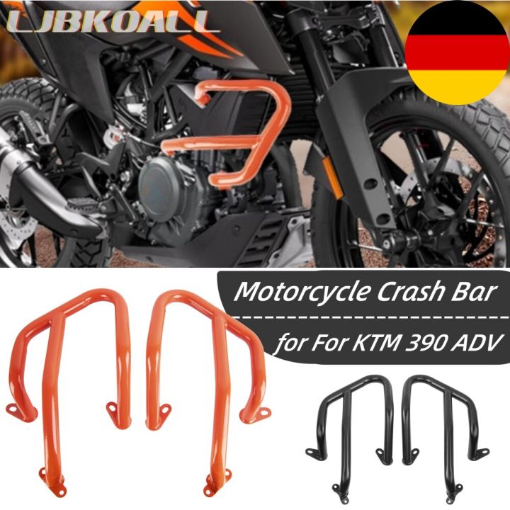 upper-lower-crash-bar-engine-guard-frame-protector-bumper-for-ktm-390-adventure-adv-2020-2021-motorcycle-accessories-matte-black