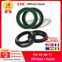 CVK 35*48*11ด้านหน้าส้อมโช๊คอัพ Damper ซีลน้ำมันและฝาครอบสำหรับ Honda NC250 CBR250 MC14 MC17 VTZ หยก