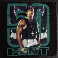 ผ้าโพกหัว ผ้าเช็ดหน้า ผ้าลายฮิปฮอป 50 cent