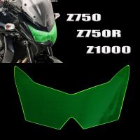 สำหรับ KAWASAKI Z750 07-14 Z750R 11-13 Z1000 Z 750 1000ป้องกันไฟหน้ารถจักรยานยนต์ป้องกันหลอดไฟหน้าโล่อุปกรณ์ป้องกันฝาครอบกระจกหน้าจอ