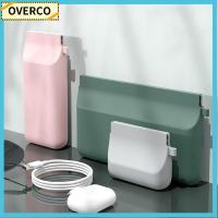 OVERCO คีย์ U ดิสก์ กระเป๋าใส่หูฟัง สาย USB ที่ชาร์จโทรศัพท์ กล่องเก็บสายเคเบิลข้อมูล การเดินทางการเดินทาง แบบพกพาได้ ที่จัดเก็บแปรงเครื่องสำอาง โฮมออฟฟิศออฟฟิศ