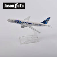 JASON TUTU 16เซนติเมตรอียิปต์ Air โบอิ้ง777เครื่องบินเครื่องบินรุ่น D Iecast โลหะ1400ขนาดเครื่องบินรุ่นของขวัญคอลเลกชัน D Ropshipping