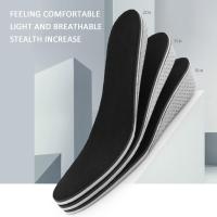 1.5-4.5cm Invisible Height Increase Insole Cushion Women Men Memory Foam Heightened Shoe Pad Invisible Breathable Insoles