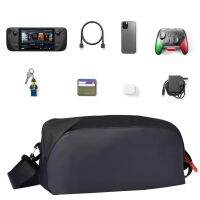 ❧ Game Console Storage Bag With Interlayer Portable Travel Carrying Case Handbag Compatible For Steam Deck