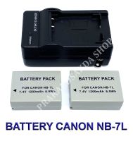 NB-7L  NB7L แบตเตอรี่  แท่นชาร์จ  แบตเตอรี่พร้อมแท่นชาร์จสำหรับกล้องแคนนอน Battery  Charger  Battery and Charger For Canon Powershot SX30 IS,SX30IS,G10,G11,G12,Canon CB-2LZ(Grey) BY PRAKARDSAKDA SHOP