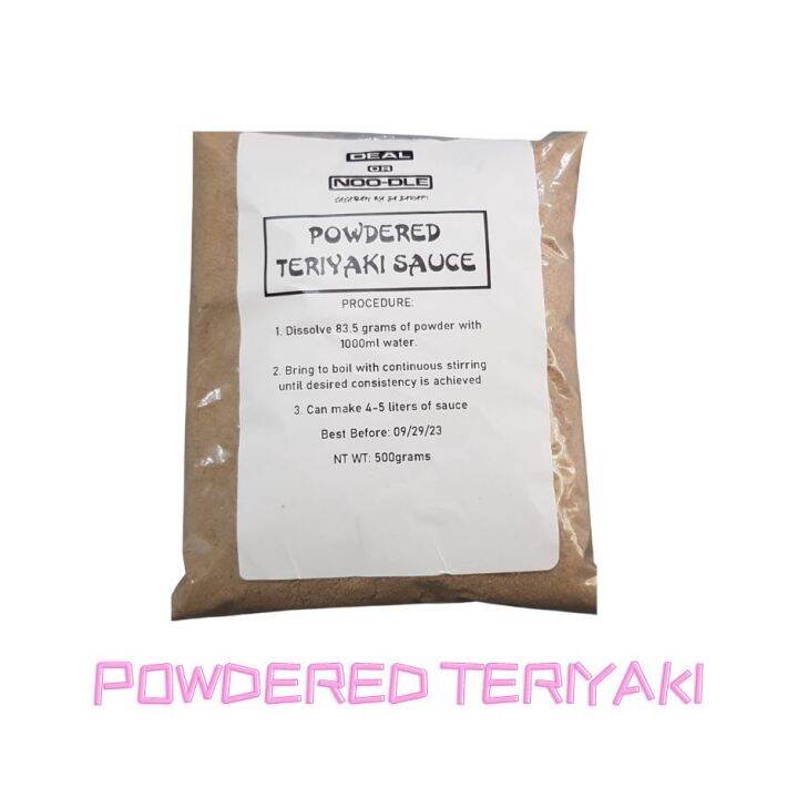 Teriyaki Sauce Powder/ HONGKONG FRIED NOODLES SAUCE POWDER/ 500 GRAMS