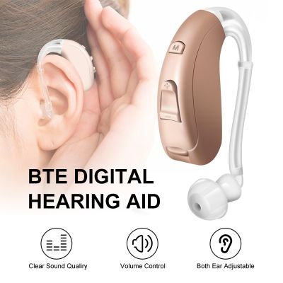 ZZOOI Digital Hearing Aids Mini Invisible Hearing Aid Sound Amplifier For Deafness Elderly Volume Control Ear Aids Device Dropshipping