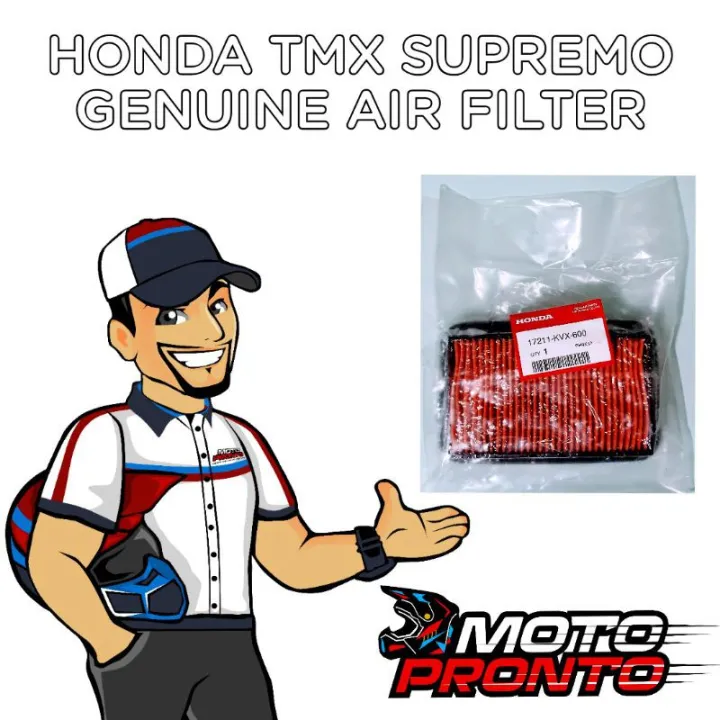 【factory outlet】 GENUINE HONDA TMX SUPREMO AIR FILTER Lazada PH