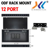 [พร้อมส่งจากไทย] ODF RACK MOUNT 12 CORE SC/LC Duplex สำหรับงาน Fiber Optic Cable