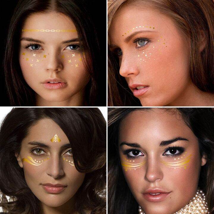 yf-glitter-tattoo-stickers-face-flash-gold-silver-temporary-tattoos-egyptian-girls-metalic-tattos-waterproof-makeup