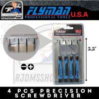 [Old A Hardware] Rjdmsshop01 Flyman USA 4 In 1เครื่องมือดั้งเดิมสำหรับงานหนักชุดไขควงแม่นยำดอกไม้