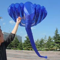 New Arrive Outdoor Fun Sports 3.8m Elephant Kite Animal Software Kites With Handle &amp; Line Good Flying