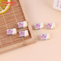 6Pcs/set 1:12 Dollhouse Miniature Food Mini Butter Pats Breakfast Modle Kids Pretend Play Kitchen Toys Doll House Accessories