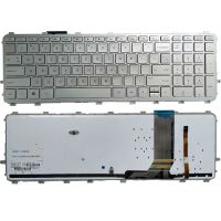 ✑▫ New Backlit US Keyboard For HP ENVY M6-N M6-N012DX M6-N010DX m6-n015dx m6-n113dx m6-n168ca 760743-001 V140626A Silver