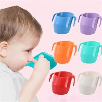 TEAGAN พกพา ทารก เกลือกกลิ้ง ถ้วยล้าง รั่วซึม ถ้วยฝึก Baby Oblique Mouth Cup ถ้วยหัดดื่ม ถ้วยหัดดื่มสำหรับเด็ก ขวดนมเด็ก