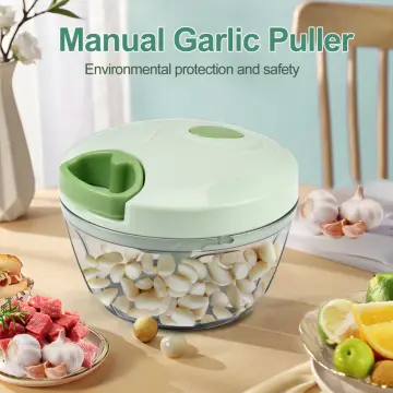 Manual Vegetable Cutter, Multifunctional Garlic Masher, Bpa Free