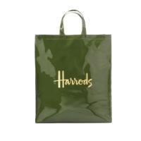 Harrods รุ่น Large Signature Logo Shopper Bag สีเขียว****พร้อมส่ง