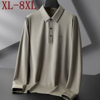 8XL 7XL 6XL 2022ใหม่ฤดูใบไม้ร่วงคุณภาพสูงสำหรับธุรกิจเสื้อโปโลผู้ชายเสื้อยืดผู้ชายแบรนด์คลาสสิกคุณภาพสูงเสื้อโปโลหลวมผู้ชาย