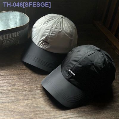✳■❉ Lightweight breathable and quick-drying summer hat full-coverage contrasting color wide-brimmed baseball cap for men and women versatile outdoor sun protection peaked cap