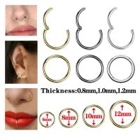 【LZ】❏ஐ❅  Anéis de nariz pequenos de aço cirúrgico Body Clips Hoop Tragus Septo Piercing de cartilagem Jóias para mulheres Girl Presente 16G 18G 20G